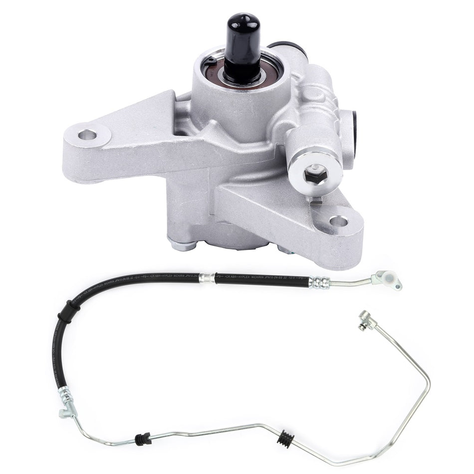 Power Steering pump w/ Pressure Line Hose For Acura TL 99-03 3.2L V6 GAS SOHC Only for Auto