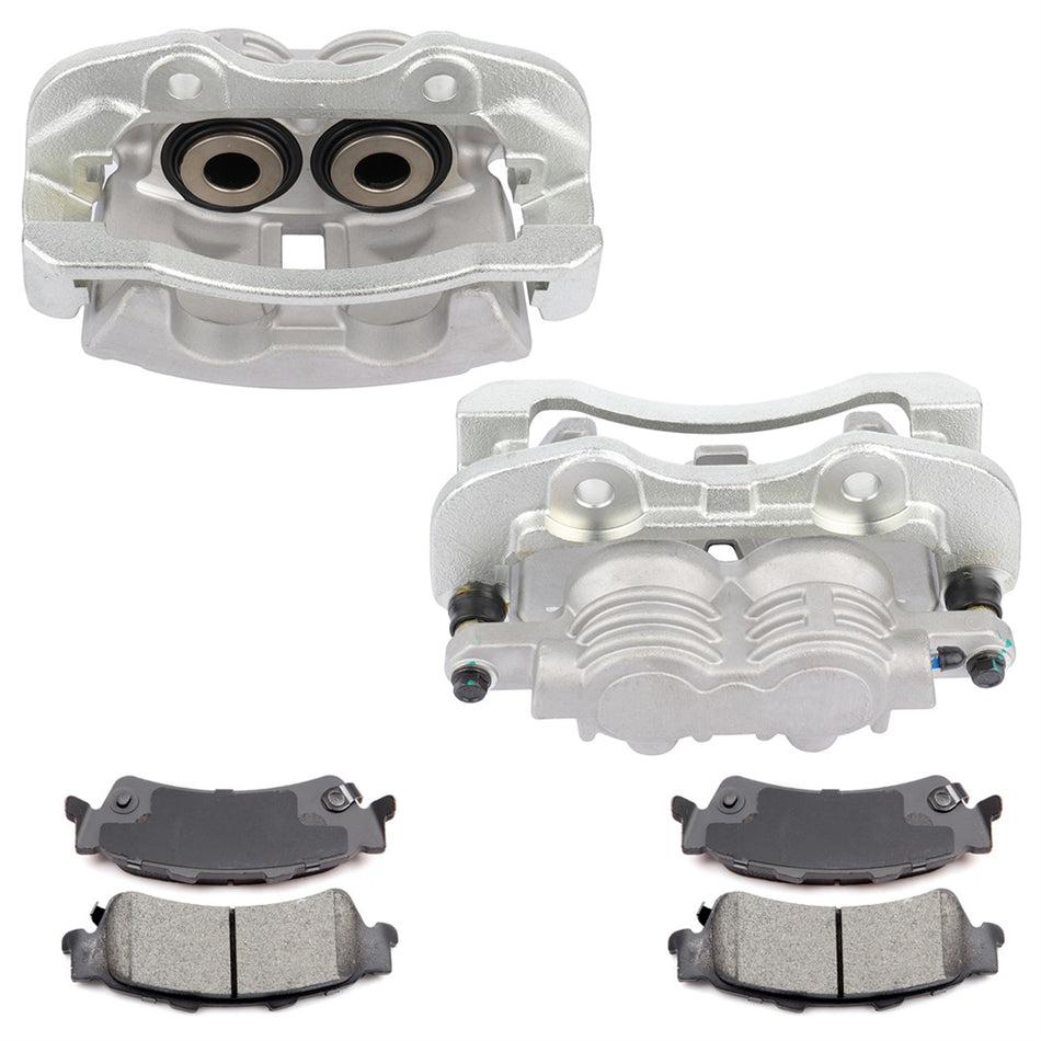 Rear Brake Caliper Ceramic Pad For GMC Sierra 1500 Yukon XL 1500 Chevrolet Tahoe