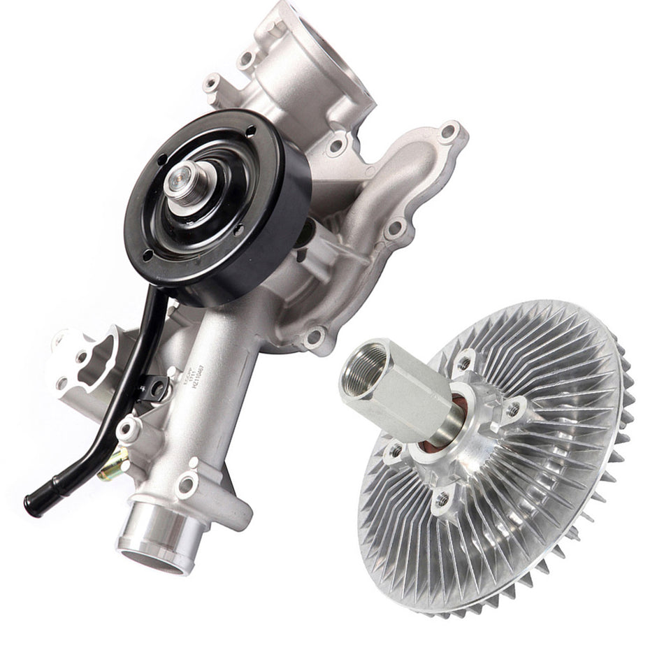 CWater Pump & Electric Fan Clutch for 2003-2008 Dodge Ram 1500 2500 Pickup V8