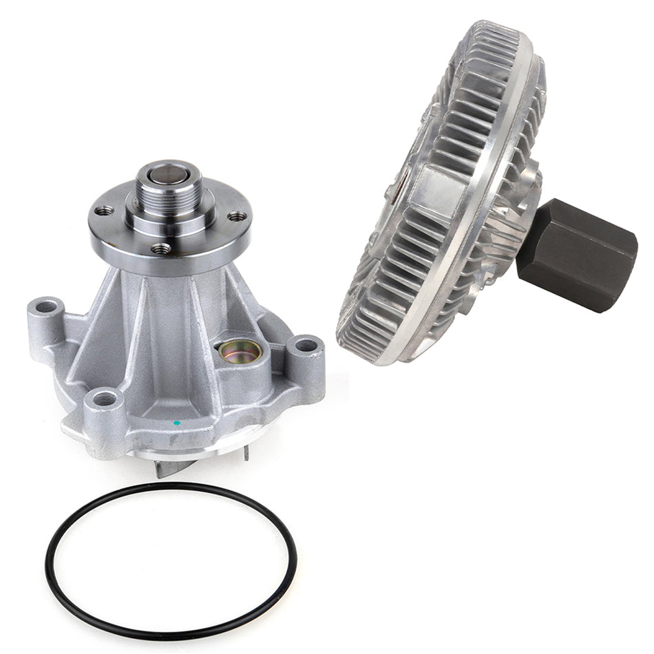 Water Pump&Cooling Fan Clutch For 97-02 Ford E150 Econoline E250 Econoline