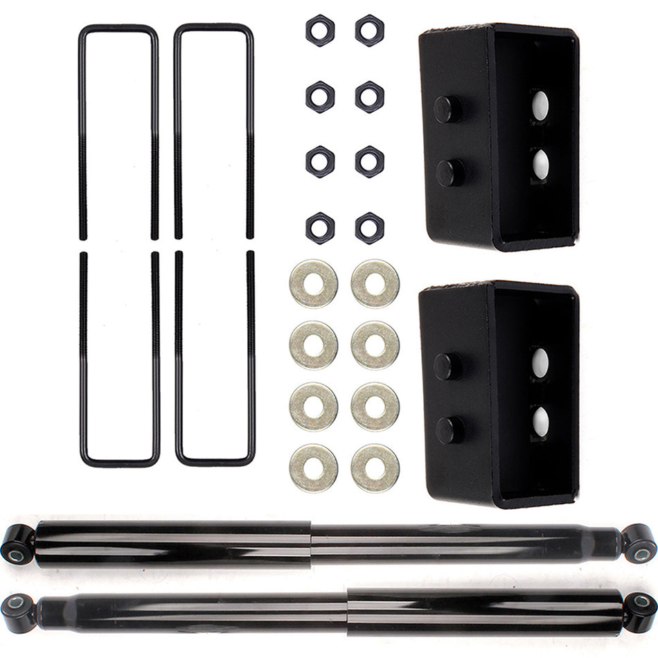 3 inch Rear Leveling Lift Kit & Rear Shocks Struts Absorber For Ford F-150 2004-2008