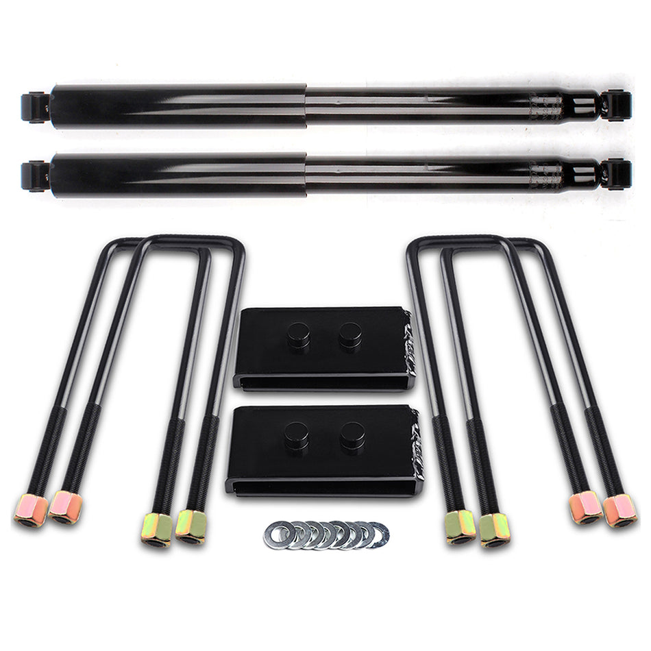 1 inch Rear Leveling Lift Kit & Rear Shocks Struts Absorber For Ford F-150 2004-2012