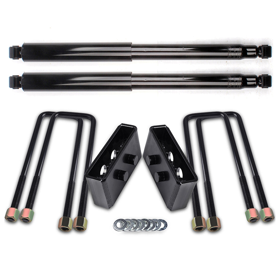 1.5 inch Rear Leveling Kit & Rear Shocks Struts Absorber For Ford F150 2004-2012 4WD