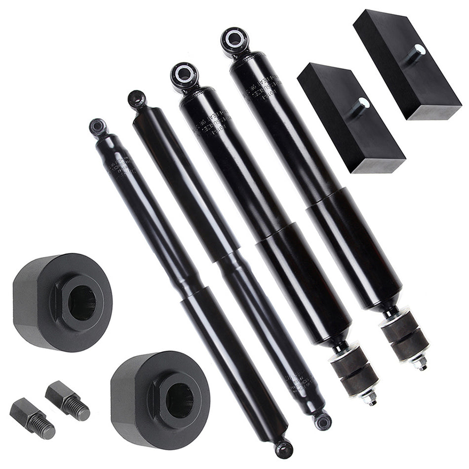 2.5 inch F 1 inch R Leveling Kit & Shock Strut for Ford F-250/ F350 Super Duty 2WD