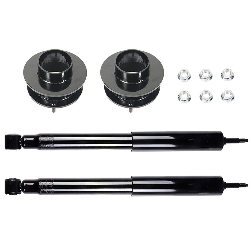 2.5 inch Front Leveling Kit & Front Shocks Struts For Dodge Ram 1500 2500 1994-2001