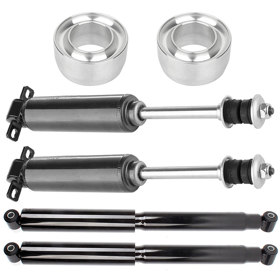 2.5 inch Front Leveling Kit & Full Set Shocks Struts Fits Dodge Dakota 1997-2004 2WD