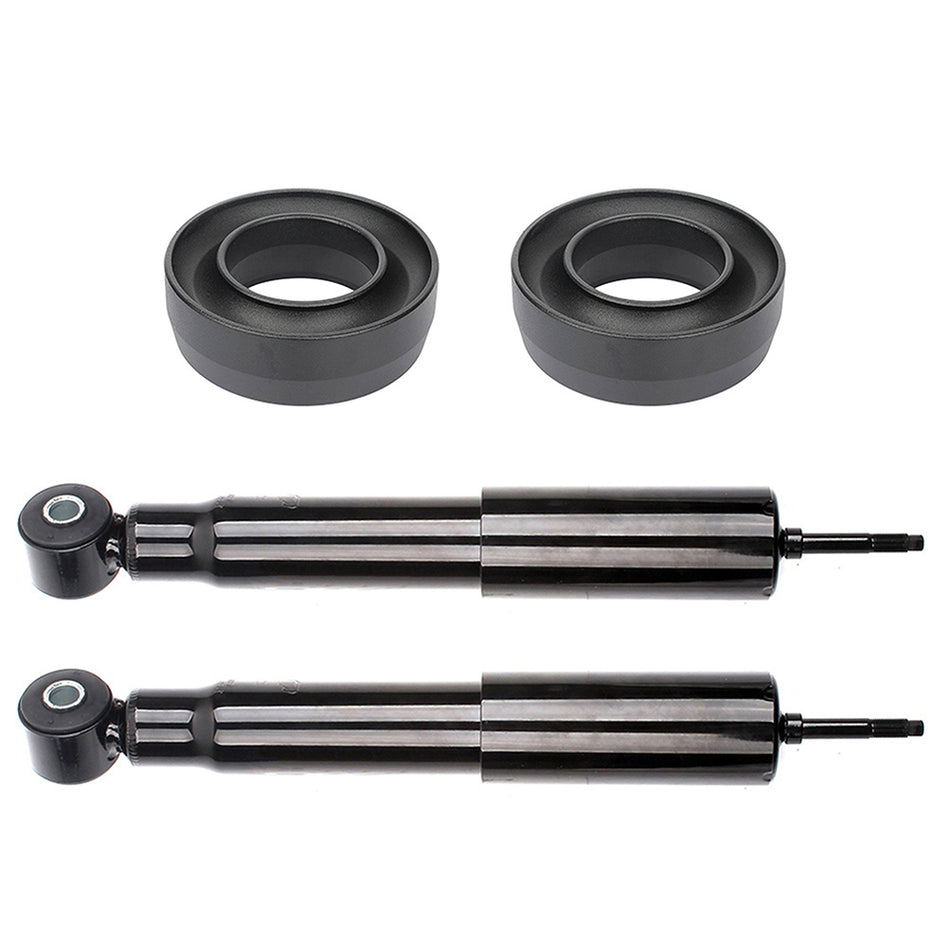 2 inch Front Leveling Kit & 2X Shocks Strut Fits Dodge Ram 1500 2500 1994-2001 2WD