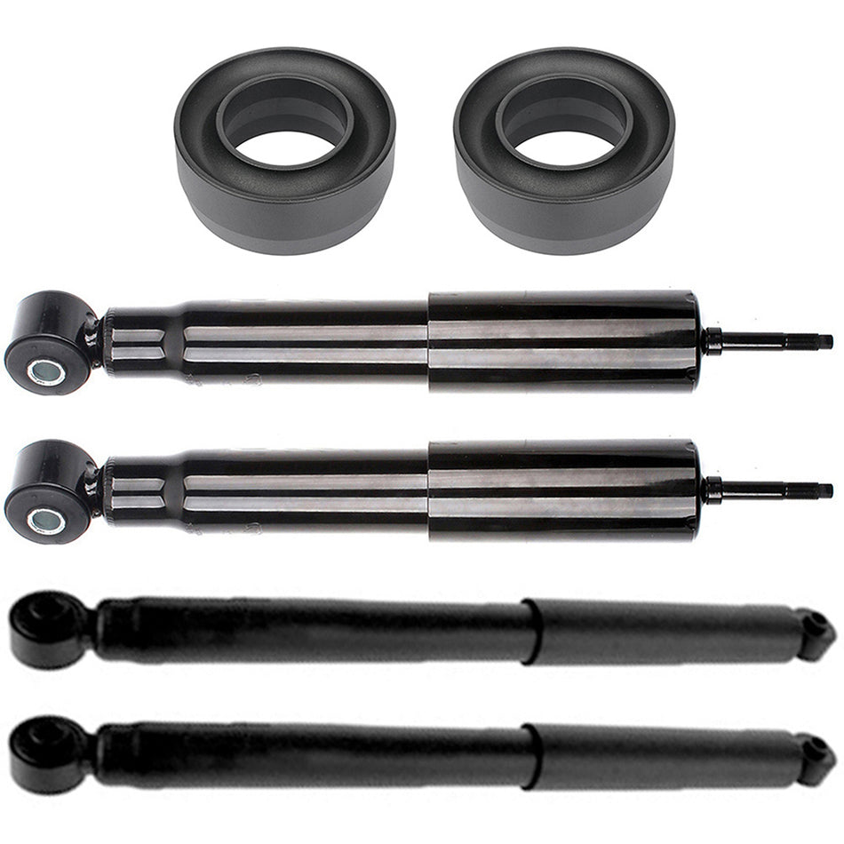2X 2.5 inch Front Leveling Lift Kit & 4X Struts Shocks Fits Dodge Ram 1500 2WD 94-01