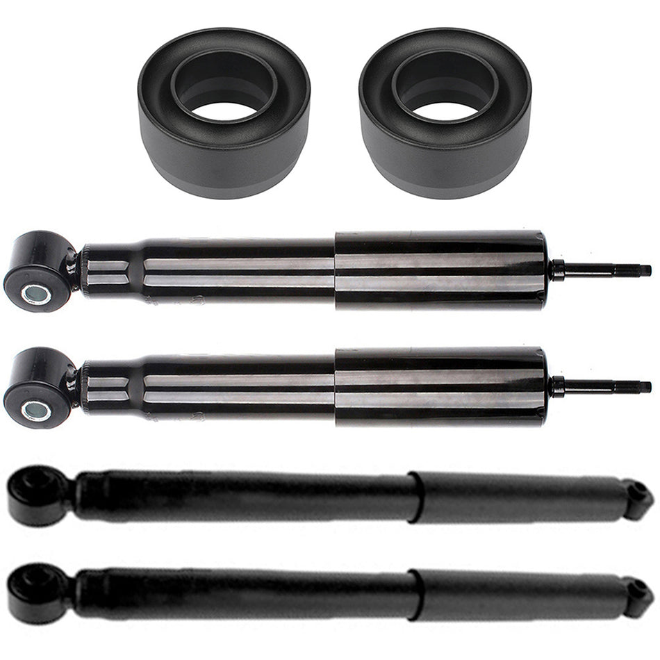 2X 3 inch Front Leveling Lift Kit & Full Set Struts Shocks Fits Dodge Ram 1500 2WD