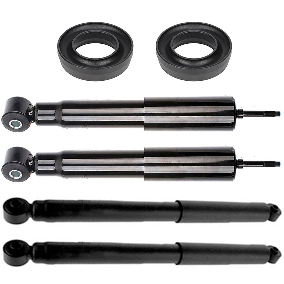 1.5 inch Front Leveling Kit & Struts Shocks Fits Dodge Ram 1500 2500 3500 2WD 94-01