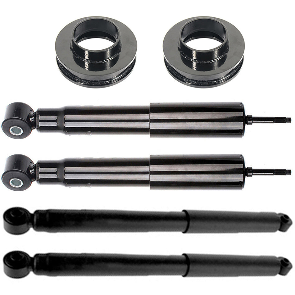2 inch Front Leveling Kit & Struts Shocks Fits Dodge Ram 1500 2500 3500 2WD 94-2001