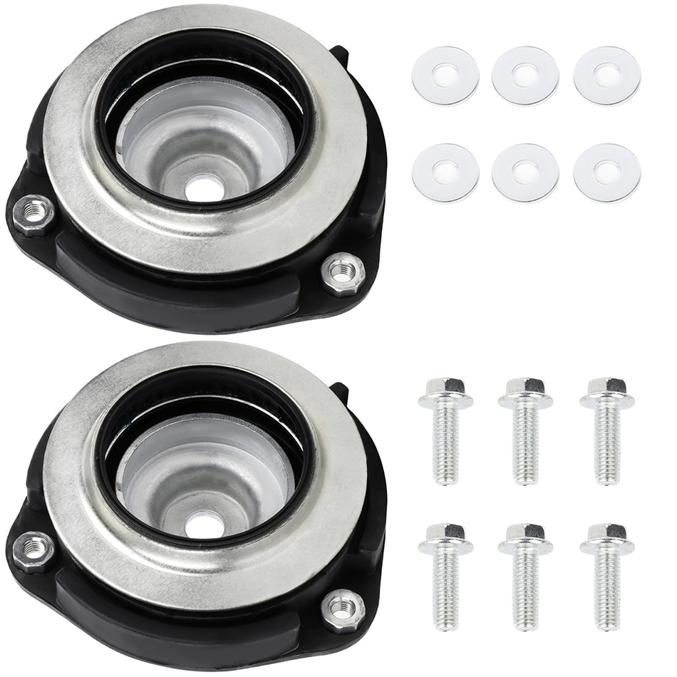 Front Pair Upper Strut Mounts Kit For Audi Volkswagen Jetta Passat Rabbit