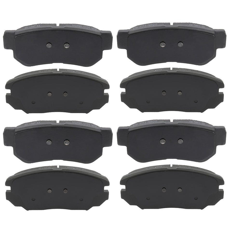 Ceramic Brake Pads For 06-09 Hyundai Azera 06-08 Hyundai Sonata Front And Rear