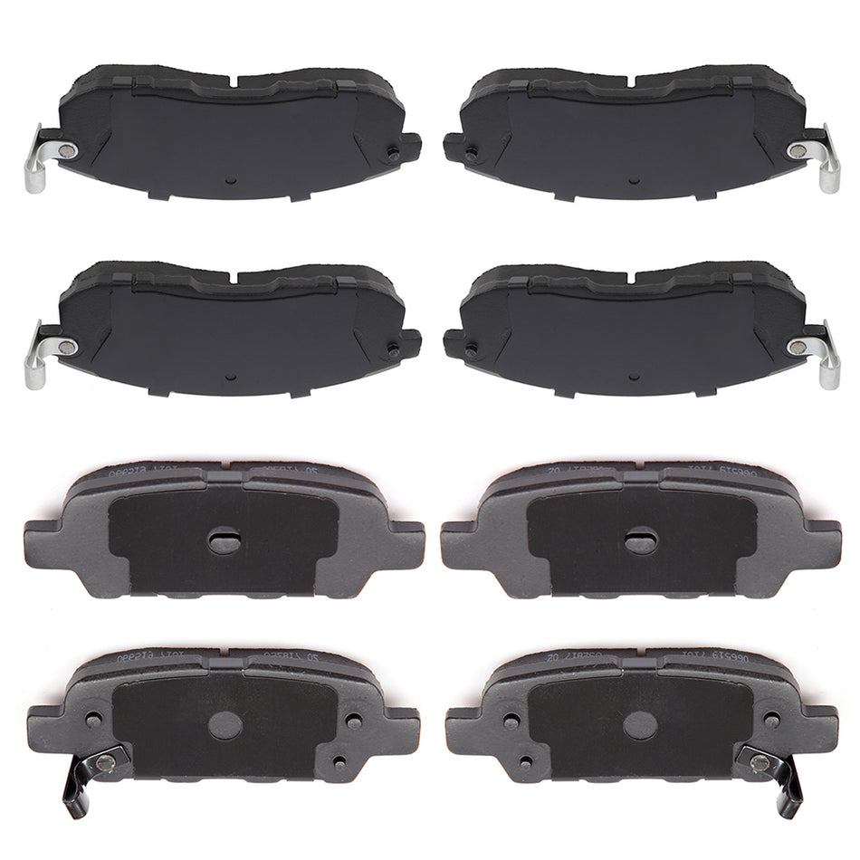 Front Rear Ceramic Pads Kit 03-05 Nissan 350Z 02-13 Nissan Altima