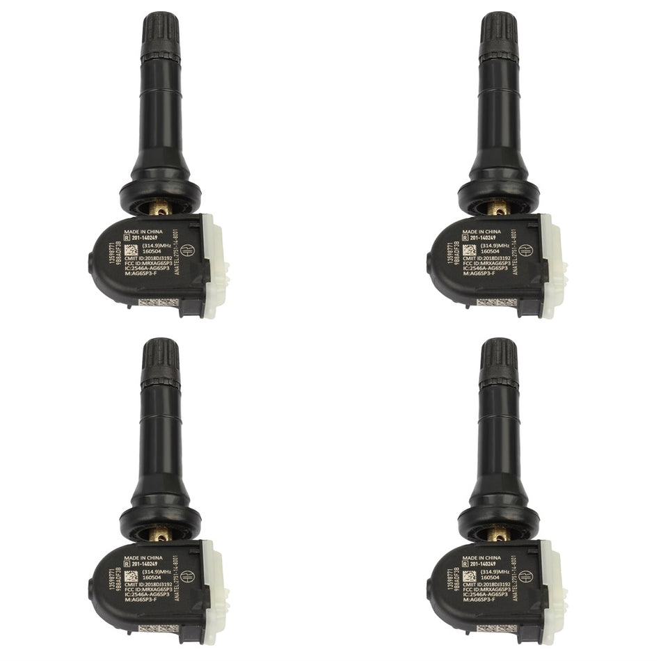 4PC TPMS Tire Pressure Monitoring Sensor For Chevy GM 13581558 15922396 13598772