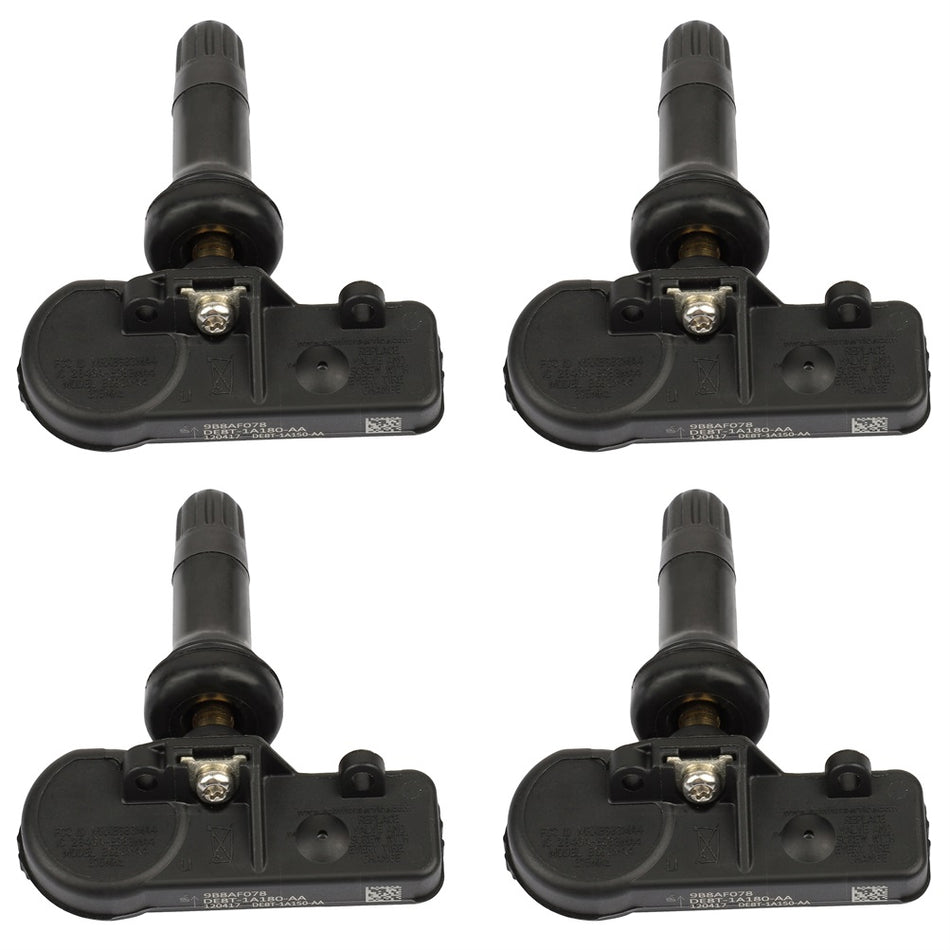 Set of 4 NEW For Ford Tire Pressure Sensors DE8T-1A180-AA TPMS