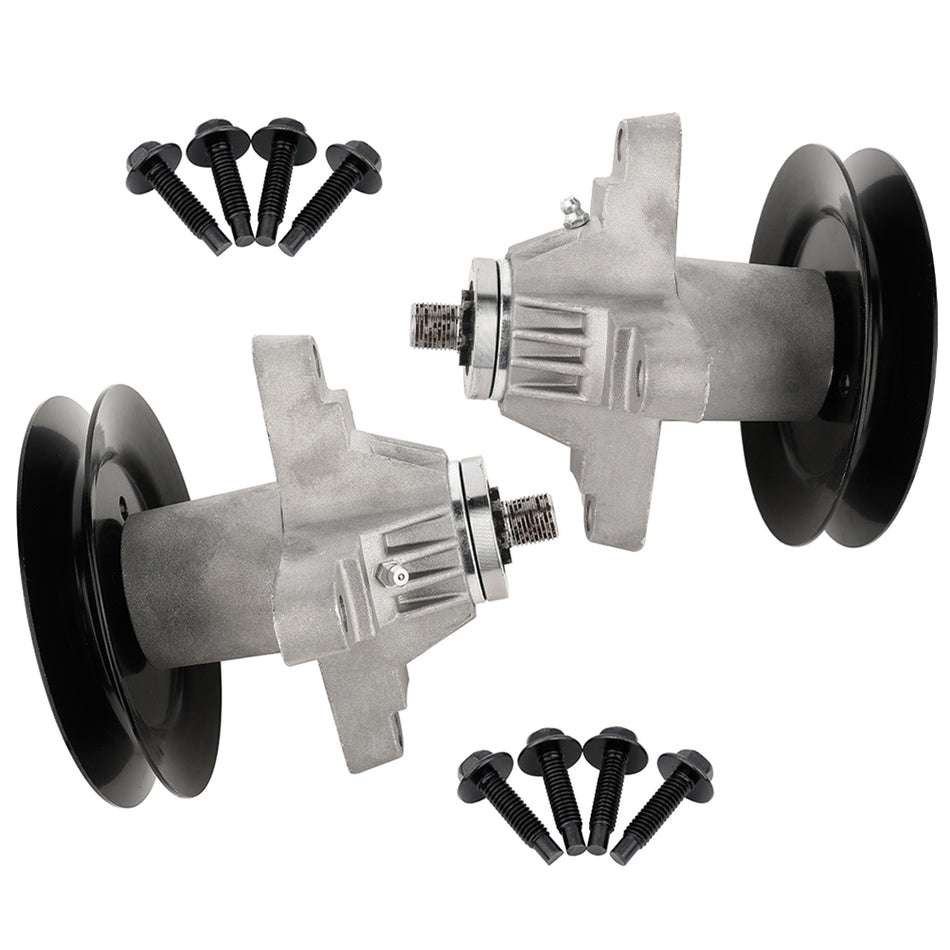 2X Spindle For Mtd 918-04126B Cub Cadet Troy-Bilt 50 Inch Deck 918-04125B Rzt50