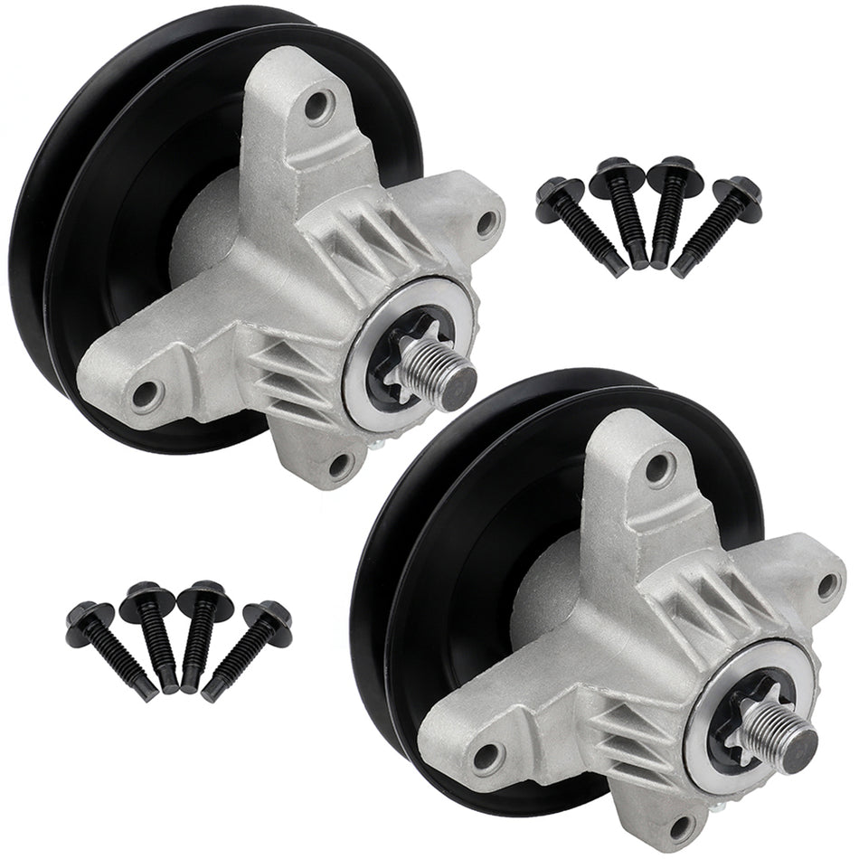 2 Spindle Assembly For Troy-Bilt Deck 618-0565 618-0574 918-0574 918-0574C