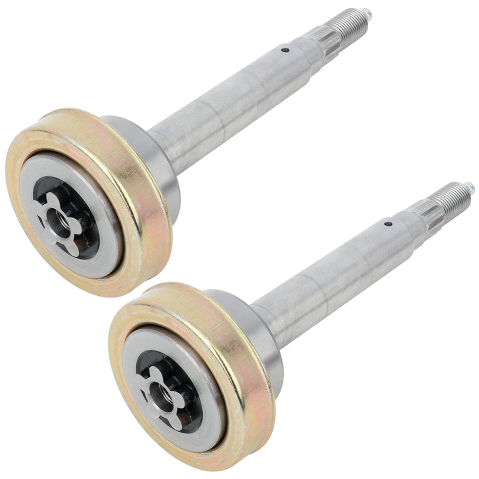 2X Mower Spindle Shaft 187291 192872 532187291 For Poulan Husqvarna Craftsman