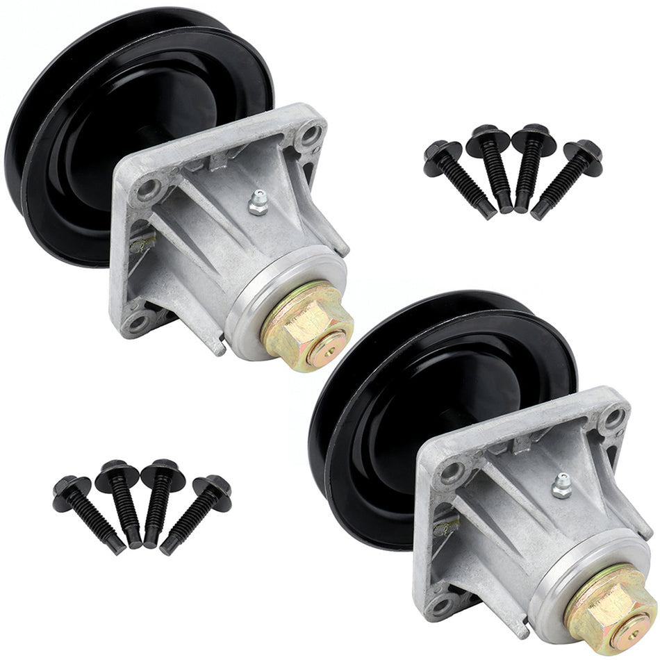 2 Spindle Assembly For Cub Cadet Lt1022 Lt1045 Lt1046 46 inch Deck 918-04123