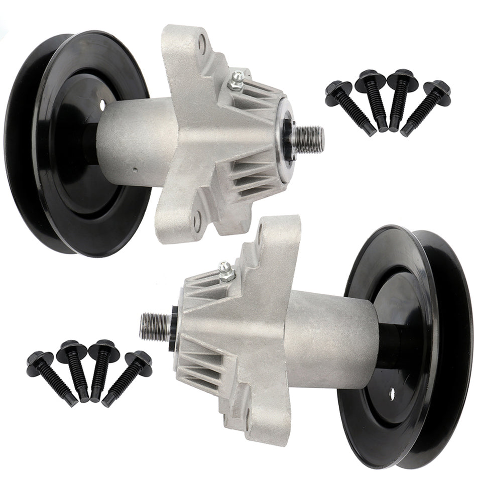 2x Spindle Assembly For 42In Deck Lawn Mower Mtd Cub Cadet Troy Bilt 918-0427