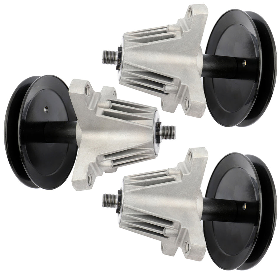 3 Pk Spindle Assembly W/Pulley For Troy Bilt Mtd 918-06991 618-06991