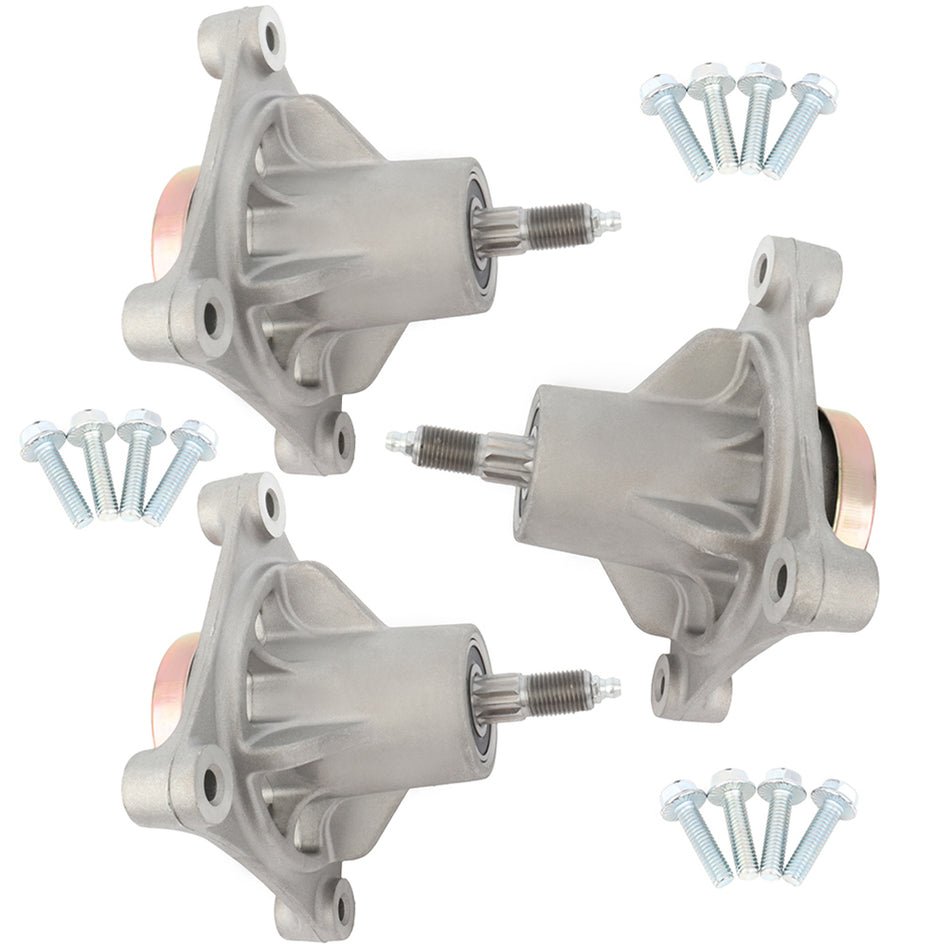 3 Pk For Hustler Mower Blade Deck Spindle Assembly 604214 Raptor