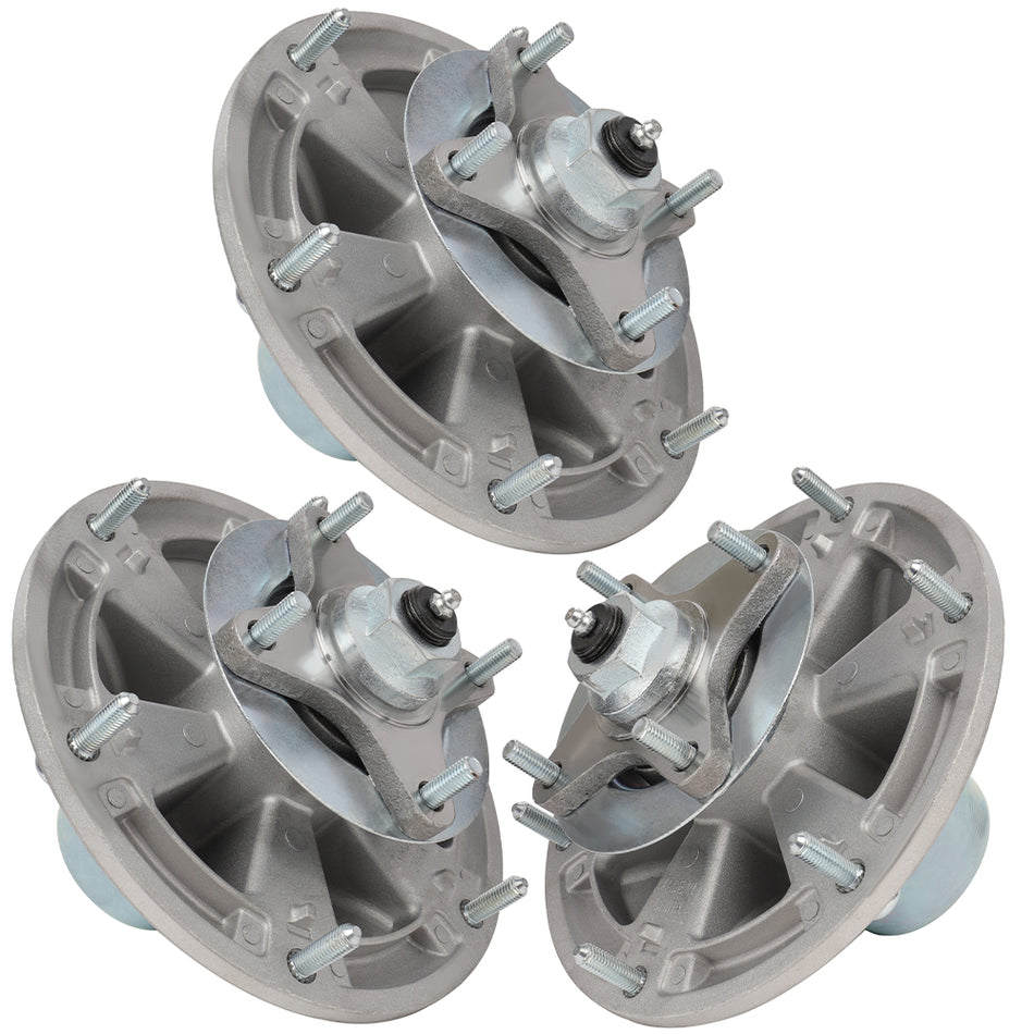 3 Pack Spindle Assembly For John Deere Tca24881 72 inch Decks 777,797,997,Tca51058