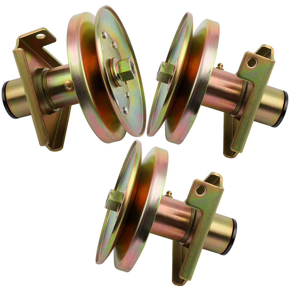 3X Spindle Assembly For John Deere Sabre Scotts Lt160 Lt180 1338G S1642 Am126225