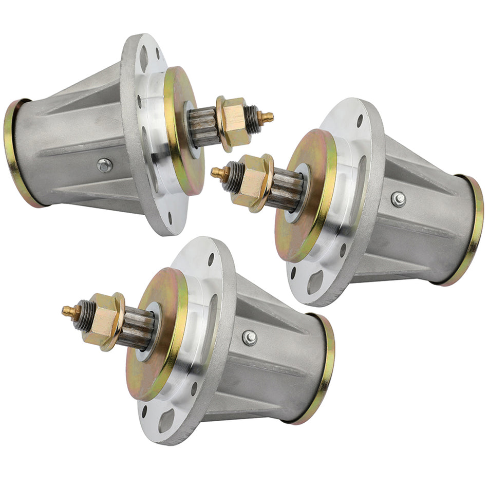 3 Pack Spindle Assembly For 966956101 Husqvarna 539114820 539131383