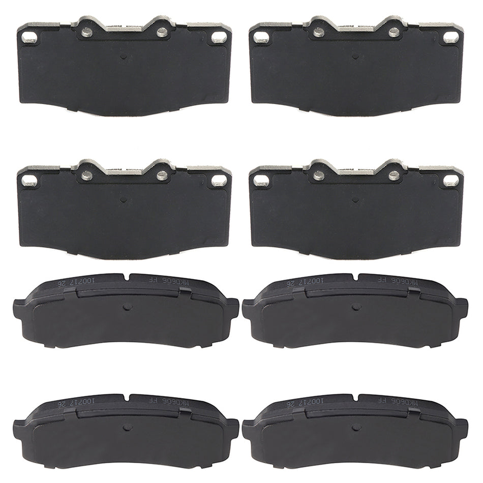 Ceramic Brake Pads For 93-97 Toyota Land Cruiser 96-97 Lexus LX450 Front And Rear