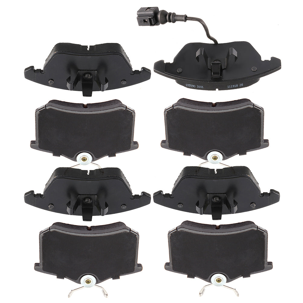 Ceramic Pads For 10-12 Audi A3 13-18 Volkswagen Beetle Front Rear Only for Auto