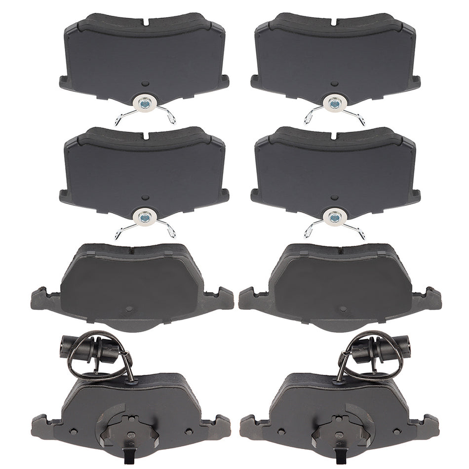 Front And Rear Ceramic Pads Kit For 99-08 Audi A4 98-04 Audi A6 8pcs