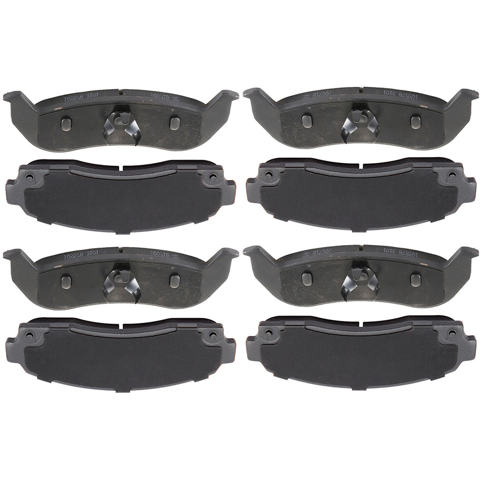 Front And Rear Ceramic Pads 10-11 Ford Ranger 10 Mazda B2300