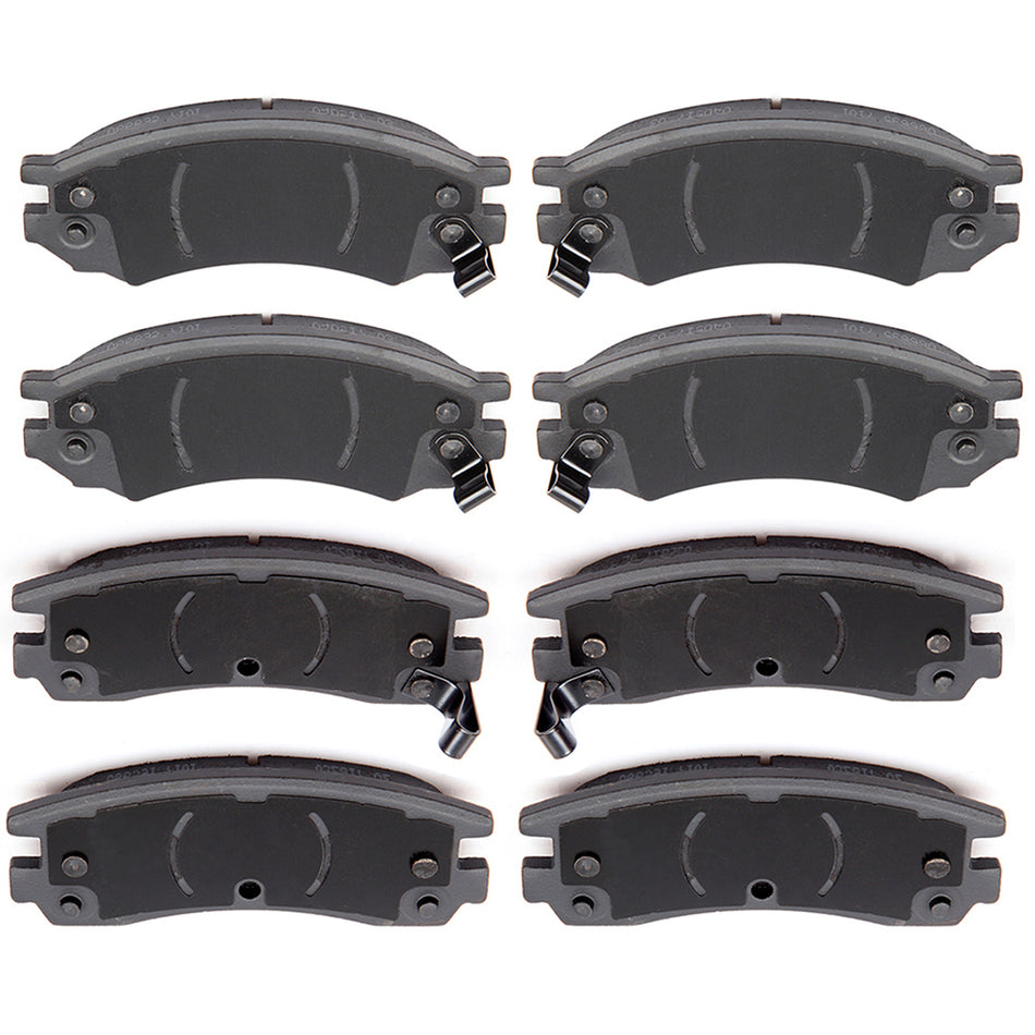 Front Rear Ceramic Pads Kit For 93-98 Saturn SC2 91-98 Saturn SL2