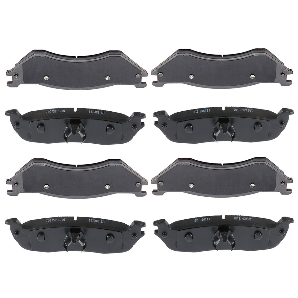 Ceramic brake pads For 97-02 Ford Expedition 2000 Ford F-150 Front Rear 8 Pcs