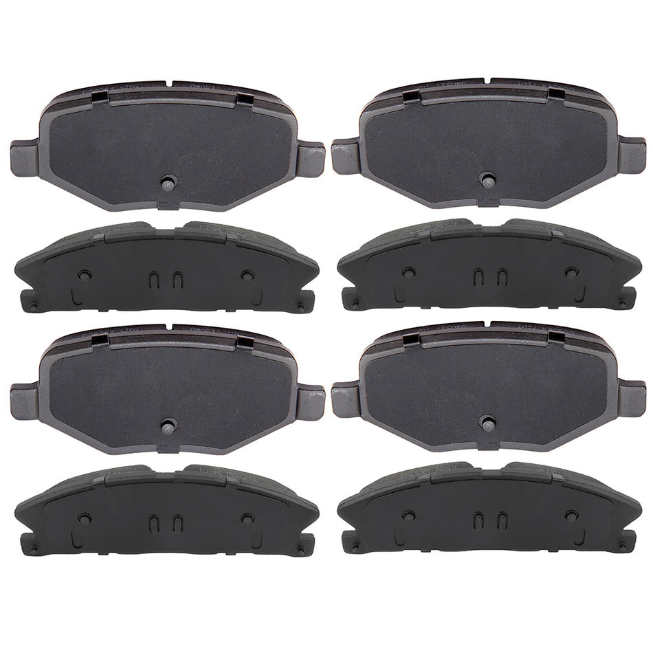 Ceramic Pads Kit 13-19 Ford Explorer Lincoln MKT Front Rear