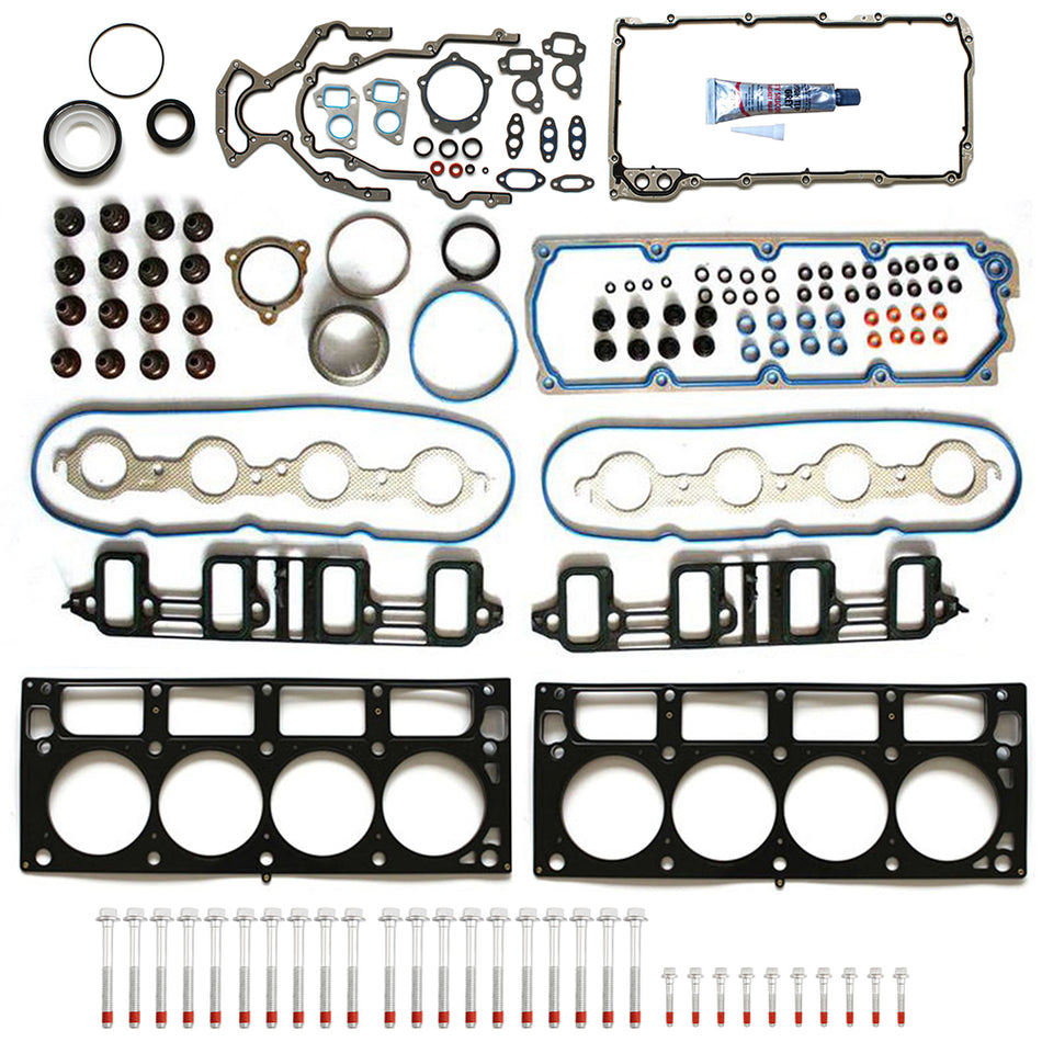 Full Gasket Set and Head Bolts For 2007 Chevrolet Silverado 6.0L