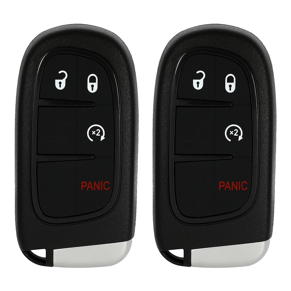 Remote Keyless Shell Case For 2014-2019 Jeep Cherokee Jeep Grand Cherokee 2 Pcs