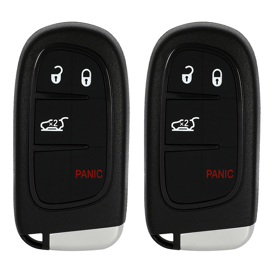 2 For Jeep Cherokee 2014 2015 2016 2017 2018 2019 2020 Key Fob Shell Replacement