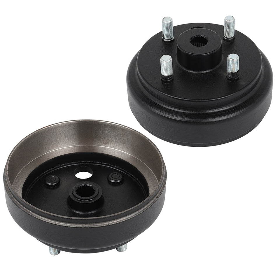 2Pcs Brake Drum/Hub Assembly For 1994-1998 1999 Columbia/HD gas