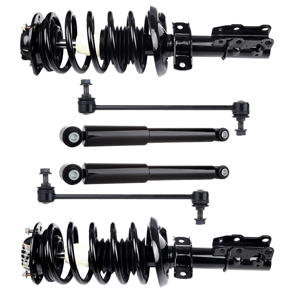 For Pontiac G5 2007-2009 Front Rear Shocks Struts Coil Spring Sway Bar
