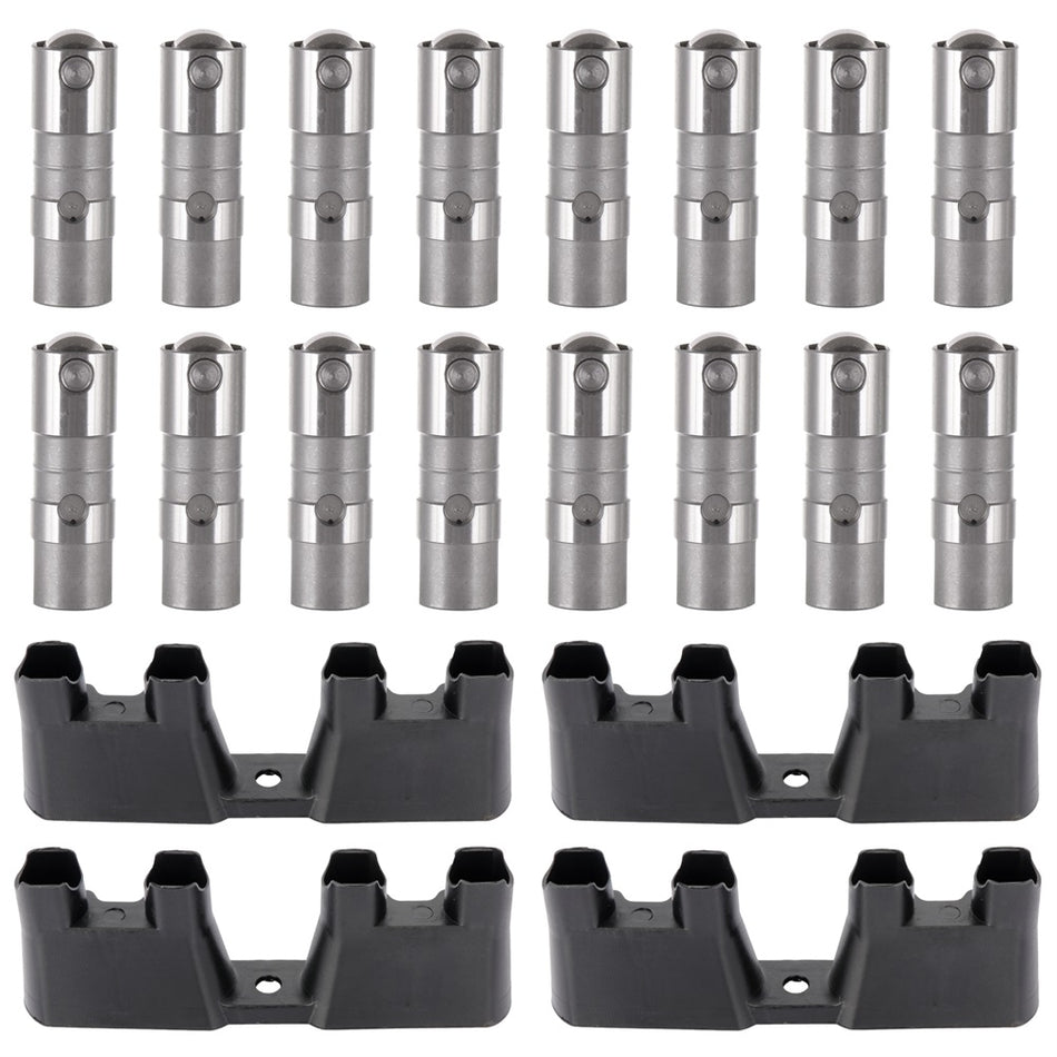 Set For GM LS7 Lifters & Guide Trays For Chevy GMC LS/LQ 4.8 5.3 5.7 6.0 6.2L