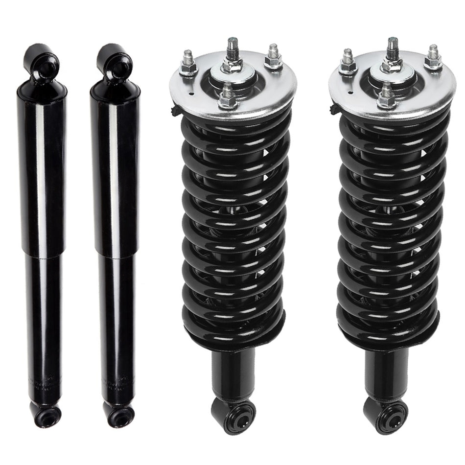 For 2005-2014 Nissan Frontier Front Rear Complete Struts Shock Coil Spring Assembly 4PCS