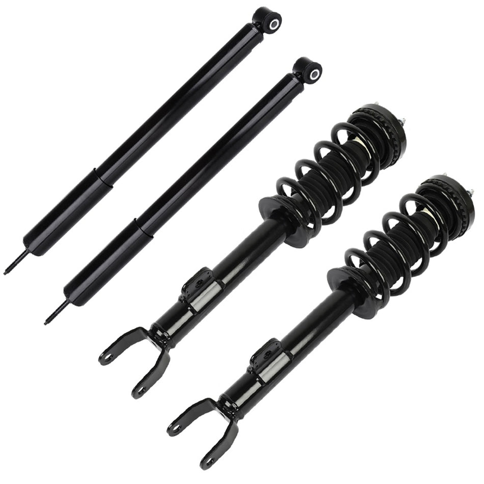 For 2011-2017 Dodge Charger (4) Front Struts w/ Spring Mount & Rear Shocks Kits