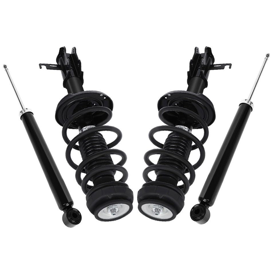 For 2012-2015 Chevrolet Volt (4) Front Struts w/ Spring Mount & Rear Shocks Kits