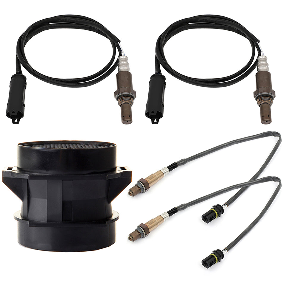 4X Oxygen o2 02 Sensor and Mass Airflow Sensor for BMW 323Ci 323i 325i 328i 2.5L