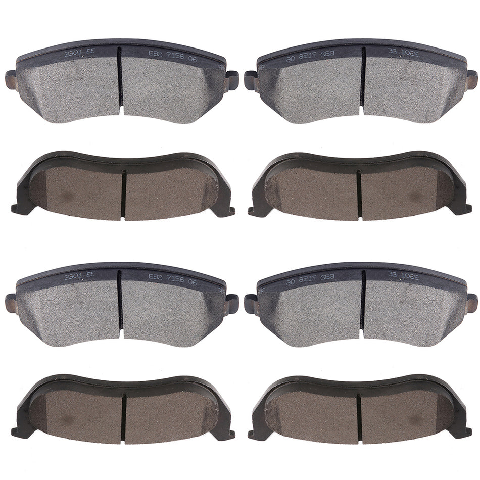 2003-2007 Jeep Liberty Front And Rear Ceramic Pads Kit