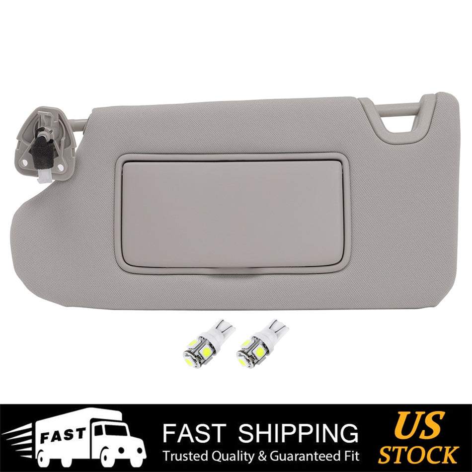 For Nissan Altima 13-18 Sun Visor Gray LH + License Plate Light Free 96401-3TA2A