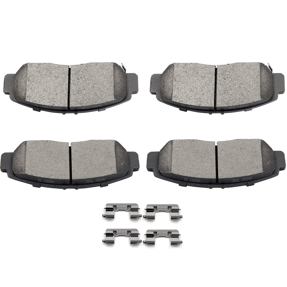 2003-2010 Honda Accord Front Brake Ceramic Pads With Hardware